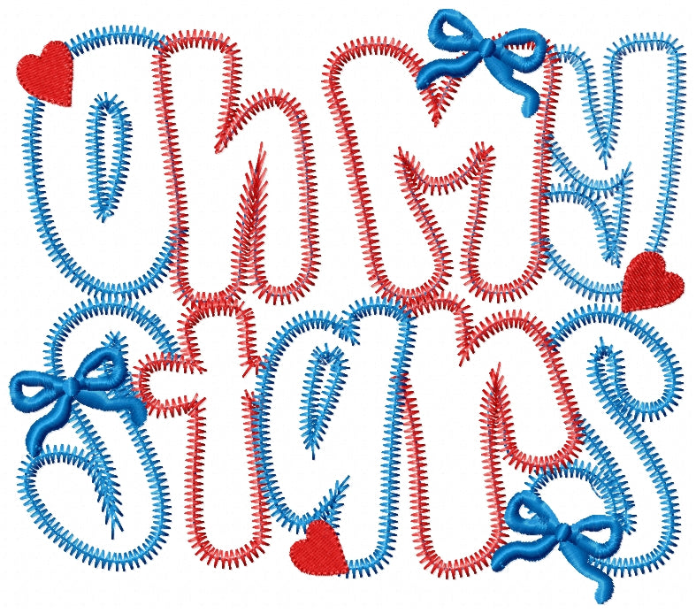 ⭐ Oh My Stars ✨ – Applique – Machine Embroidery Design