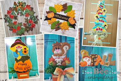 🍁✨ Fall Super Sextet - ITH Project - Machine Embroidery Design