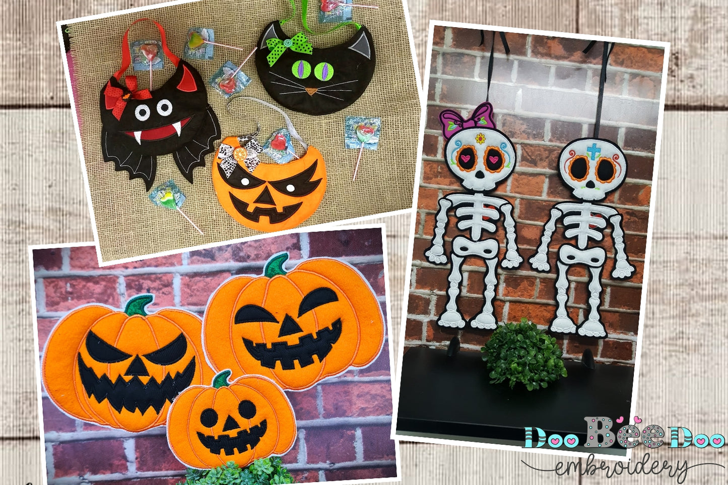 🎃✨ Halloween Super Trio - ITH Project - Machine Embroidery Design