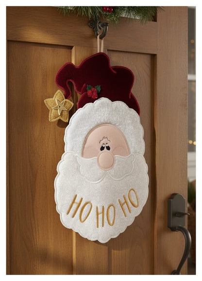 HO HO HO Ornament - ITH Project - Machine Embroidery Design