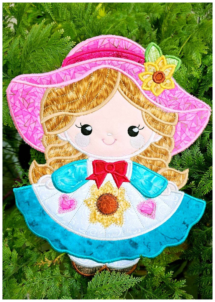 Sunbonnet Doll - ITH Project - Machine Embroidery Design