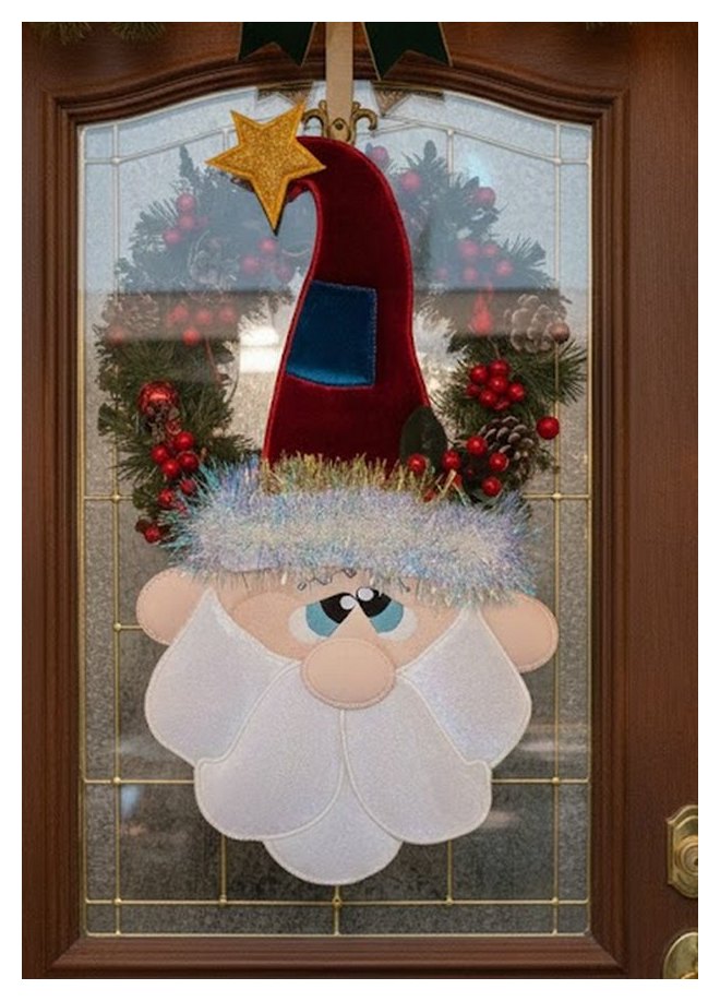 Wizard Santa Ornament - ITH Project - Machine Embroidery Design