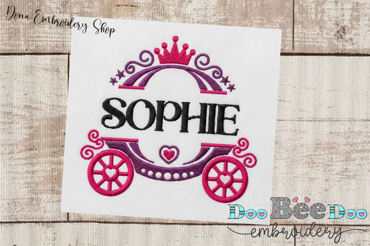 Splitted Carriage - Fill Stitch - Machine Embroidery Design