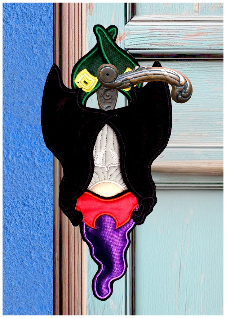 Vampire Gnome Door Hanger - ITH Project - Machine Embroidery Design