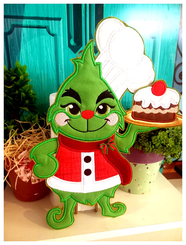 Cheff Grinch - ITH Project - Machine Embroidery Design