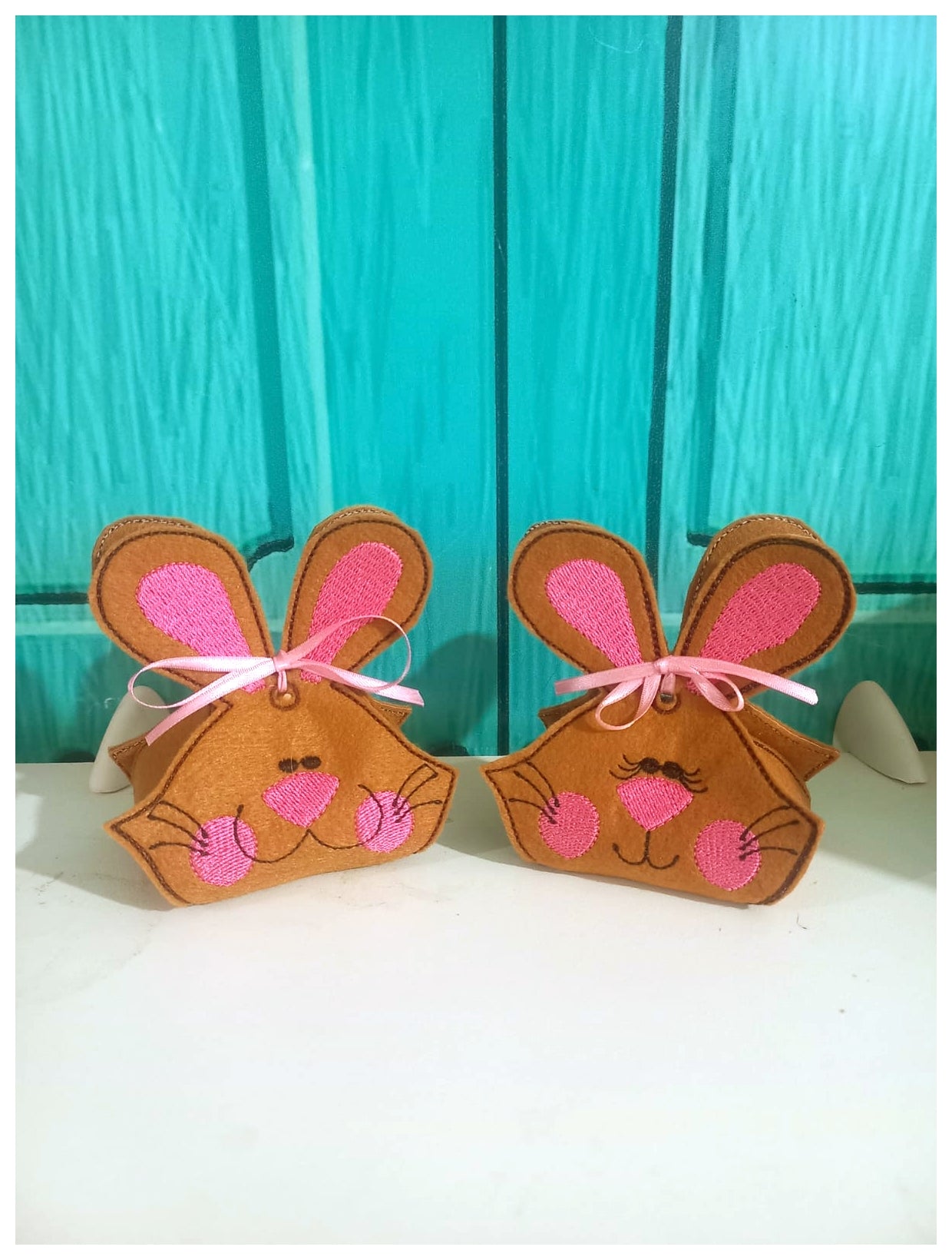 Cute Bunny Candy Bag - ITH Project - Machine Embroidery Design