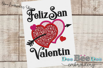 Feliz San Valentin - Applique