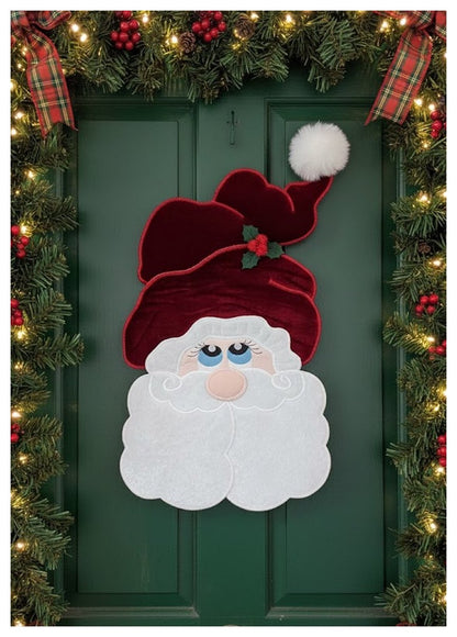 Cute Santa Ornament - ITH Project - Machine Embroidery Design