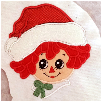 Christmas Raggedy Ann and Andy - Applique