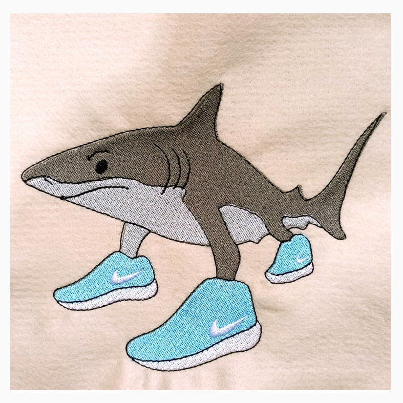 Tralalero Tralala - Fill Stitch Embroidery