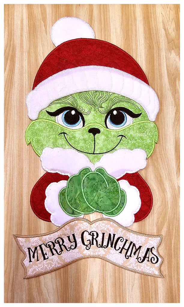 Merry Grinchmas - ITH Project - Machine Embroidery Design