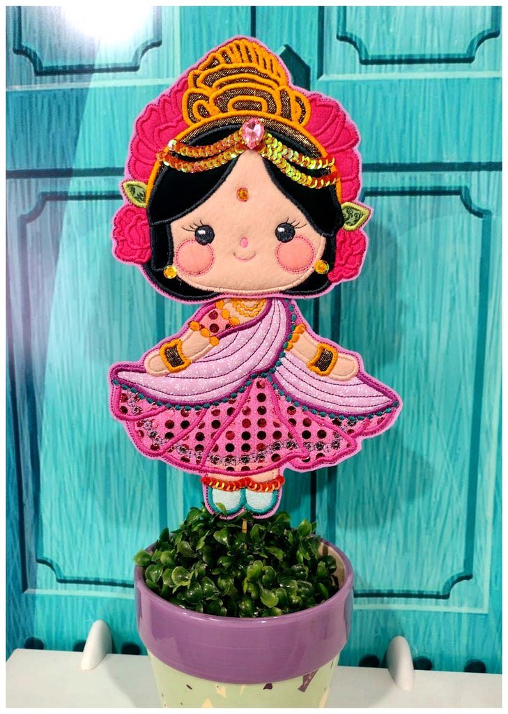 Thai Spring Doll - ITH Project - Machine Embroidery Design