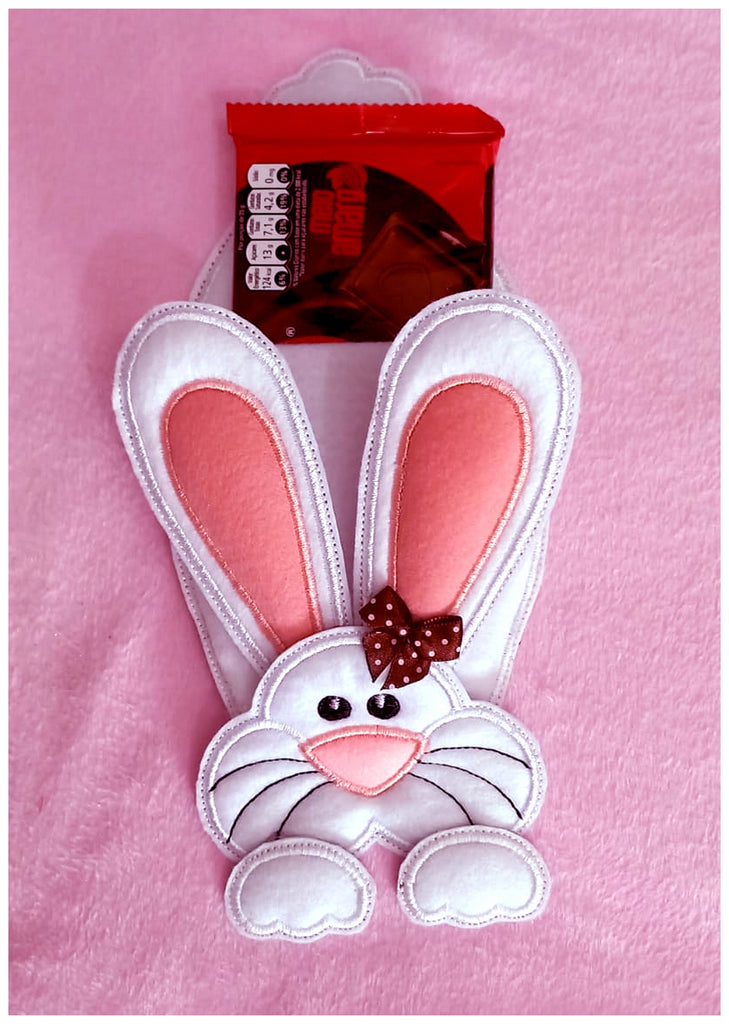 Bunny Candy Bag - ITH Project - Machine Embroidery Design