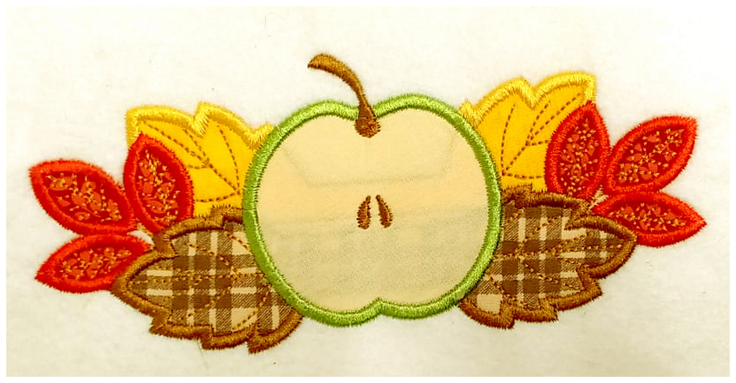 Fall Apple  - Applique