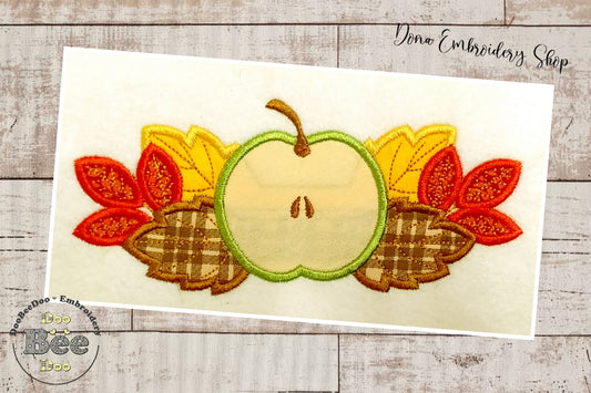 Fall Apple  - Applique