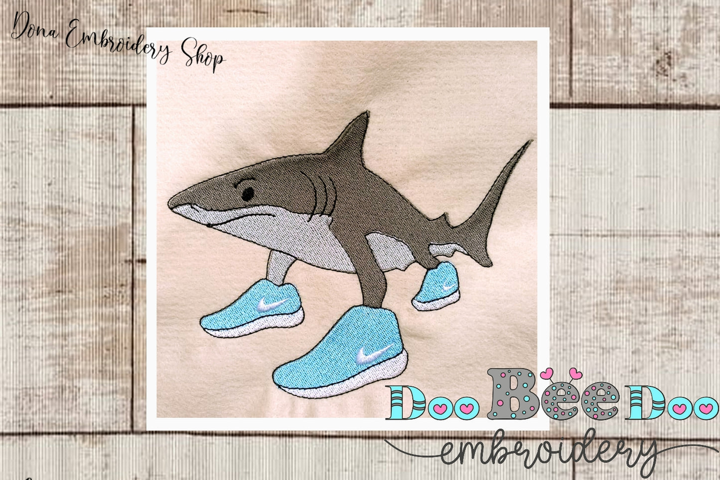 Tralalero Tralala - Fill Stitch Embroidery