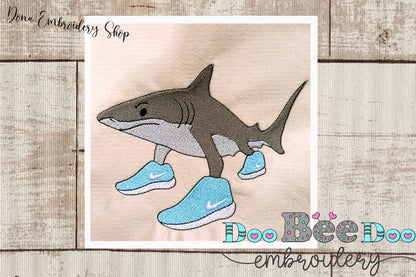 Tralalero Tralala - Fill Stitch Embroidery