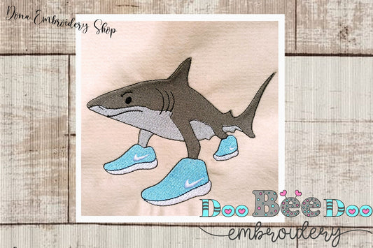 Tralalero Tralala - Fill Stitch Embroidery