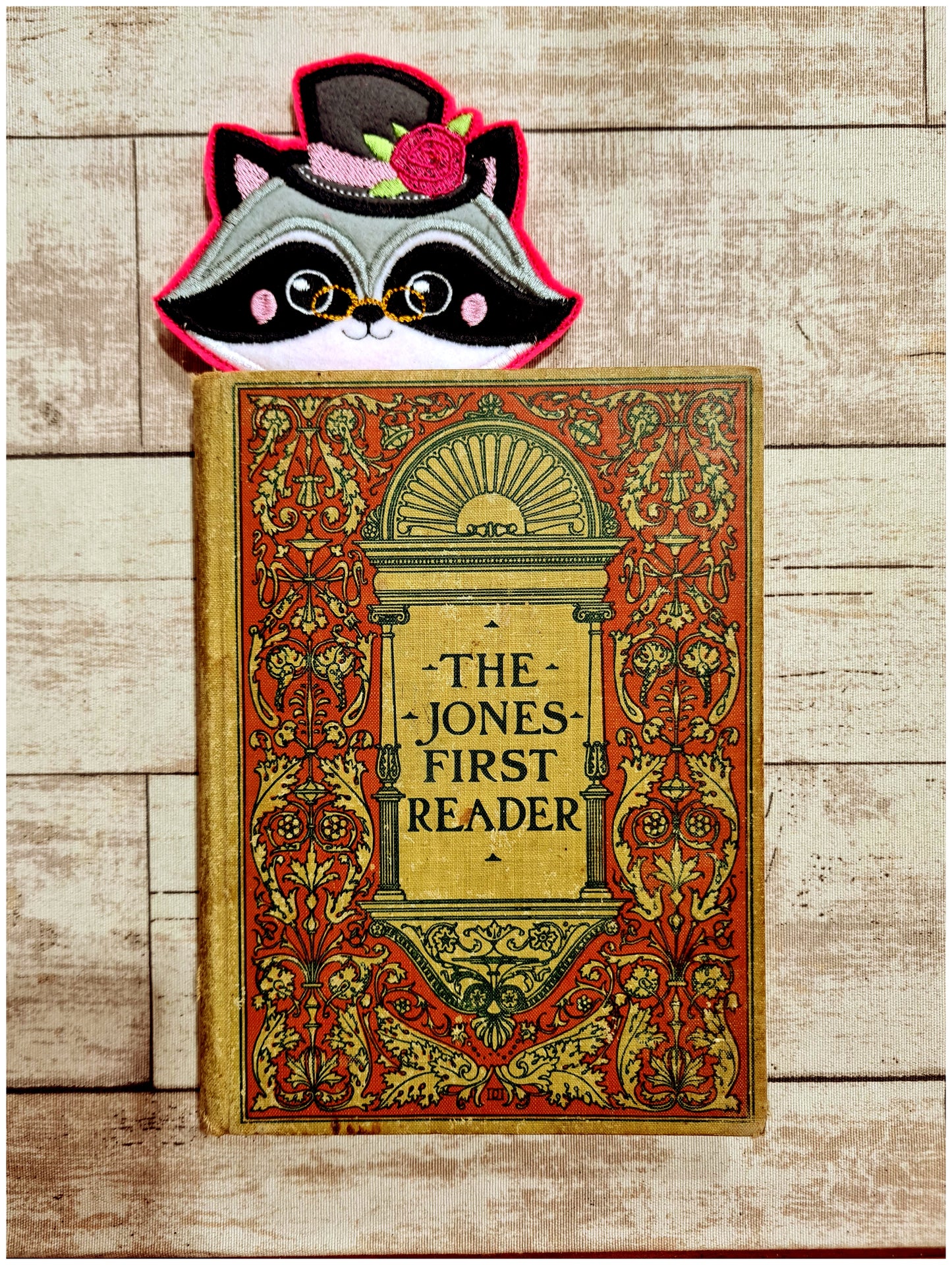 Racoon Boy Bookmarker - ITH Project - Machine Embroidery Design