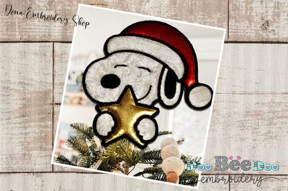 Snoopy Tree Top - ITH Project - Machine Embroidery Design