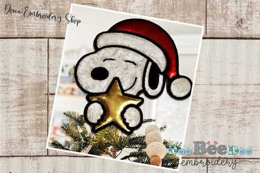 Snoopy Tree Top - ITH Project - Machine Embroidery Design