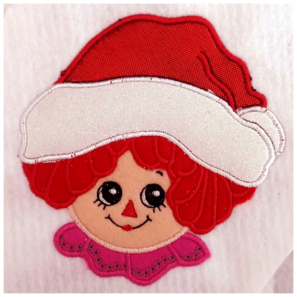 Christmas Raggedy Ann and Andy - Applique