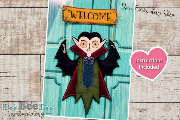Vampire Welcome - ITH Project - Machine Embroidery Design