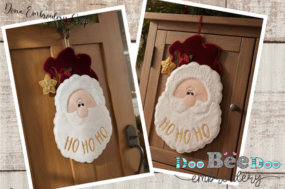 HO HO HO Ornament - ITH Project - Machine Embroidery Design