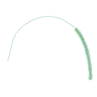 St. Patrick's Rainbow and Clover - Fill Stitch - Machine Embroidery Design