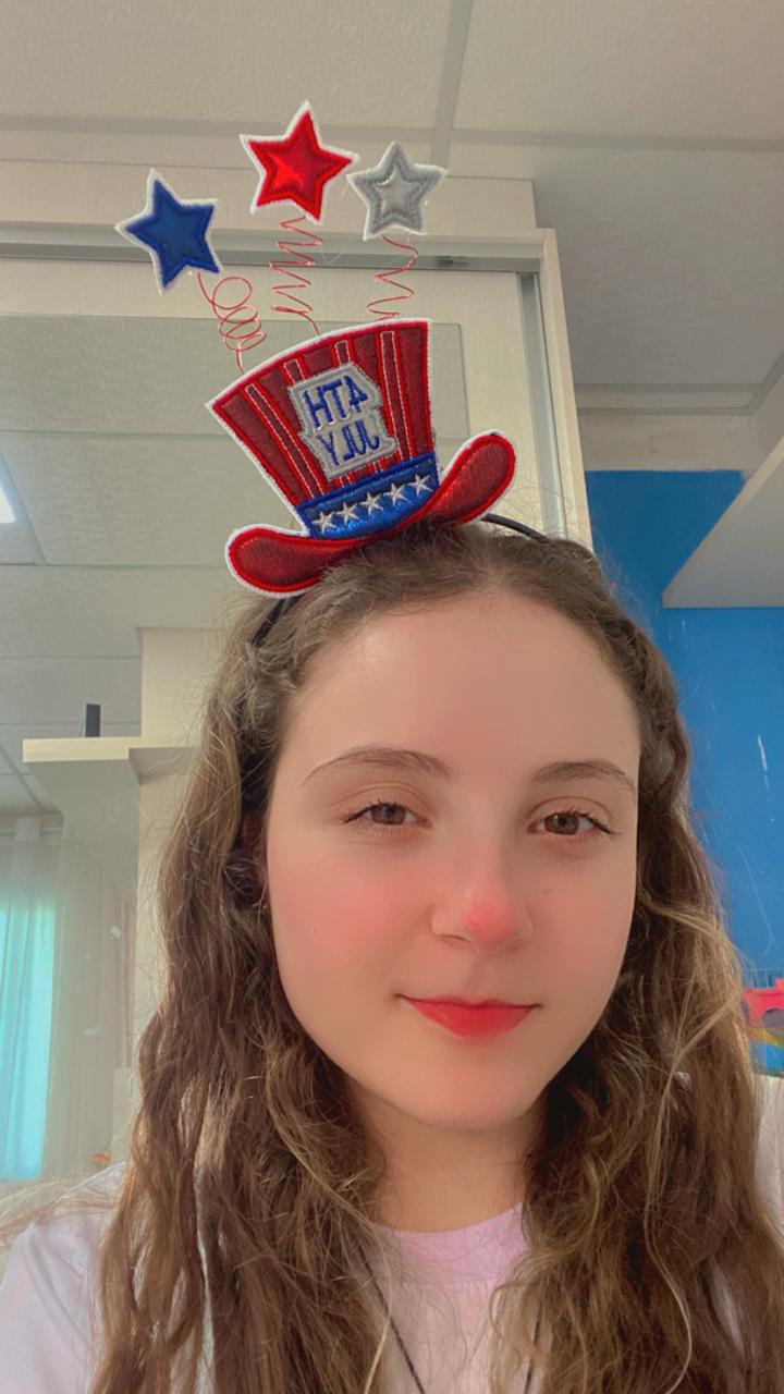 Headband Hat for 4th of July - ITH Project - Machine Embroidery Design