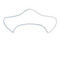 Pirate Girl Face - Applique