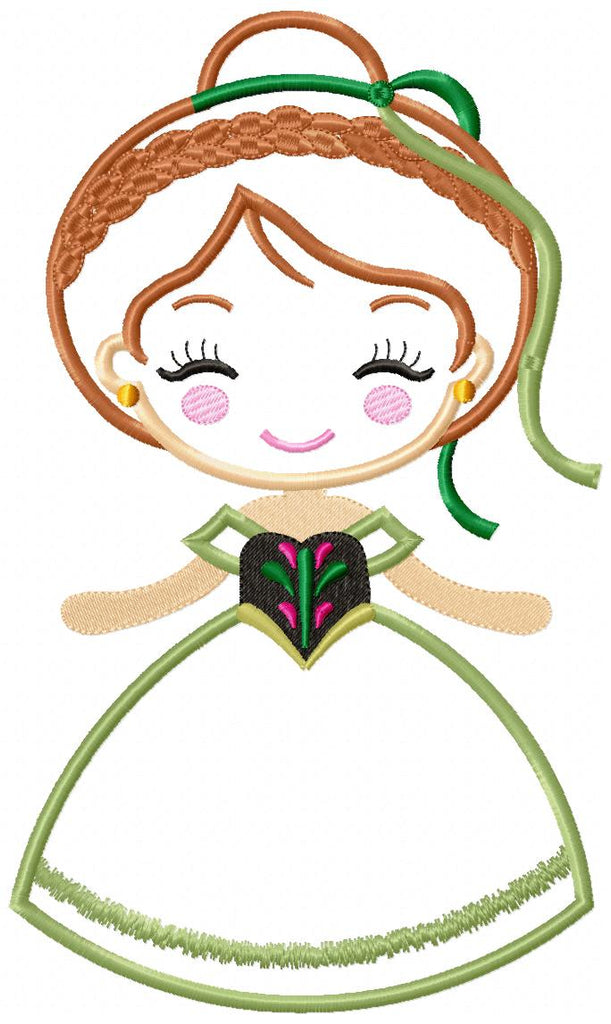 Princess Anna Fever Cute - Applique
