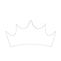 Princess Tiara - Applique - Machine Embroidery Design