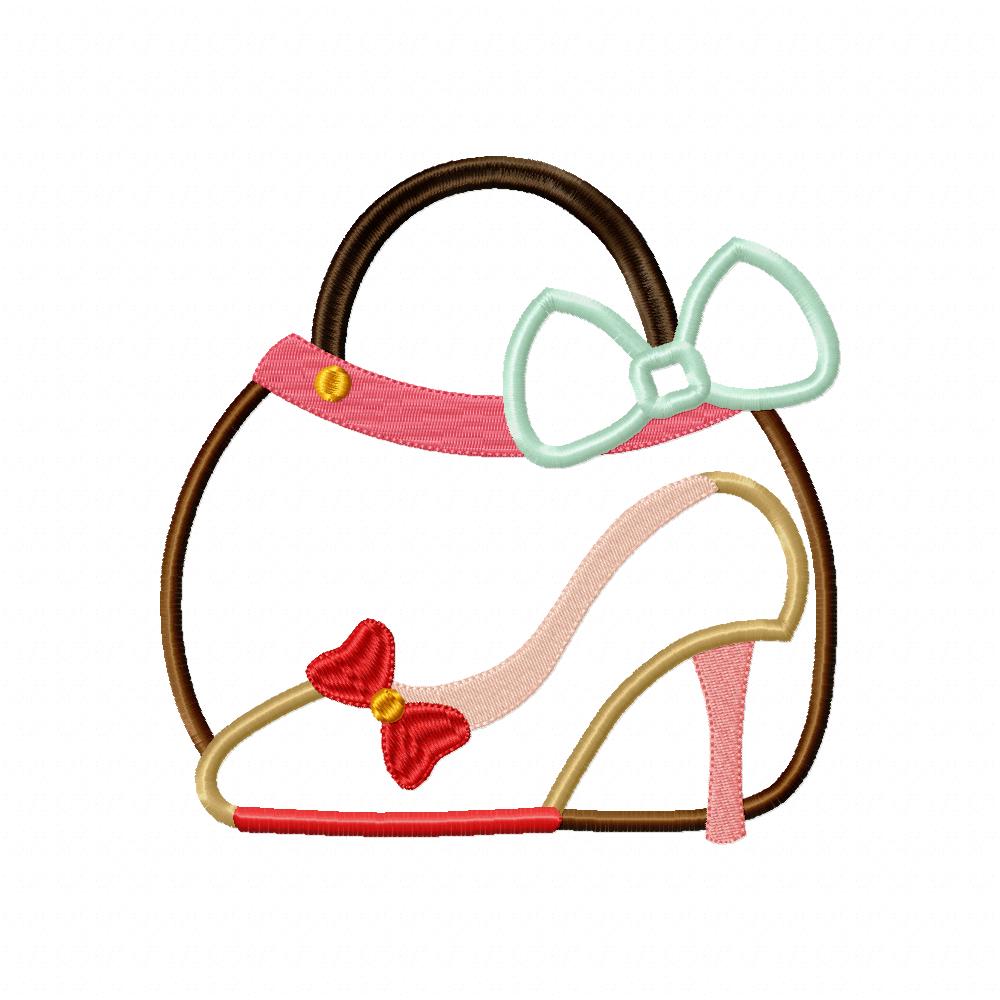 Purse and High Heels - Applique