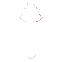 Racoon Boy Bookmarker - ITH Project - Machine Embroidery Design