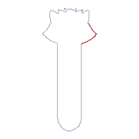 Racoon Girl Bookmarker - ITH Project - Machine Embroidery Design