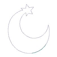 Cute Rocket Ornament - ITH Project - Machine Embroidery Design