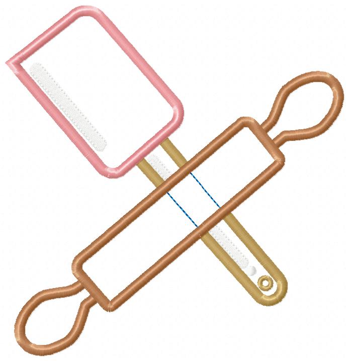 Baking Essentials - Appliqué - Machine Embroidery Design
