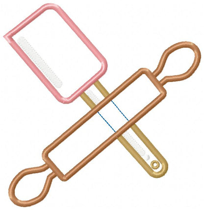 Baking Essentials - Appliqué - Machine Embroidery Design