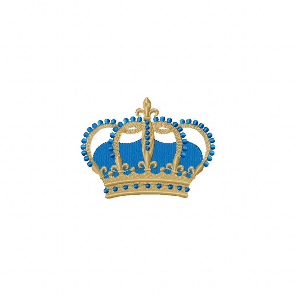 Royal Crown - Fill Stitch - Machine Embroidery Design