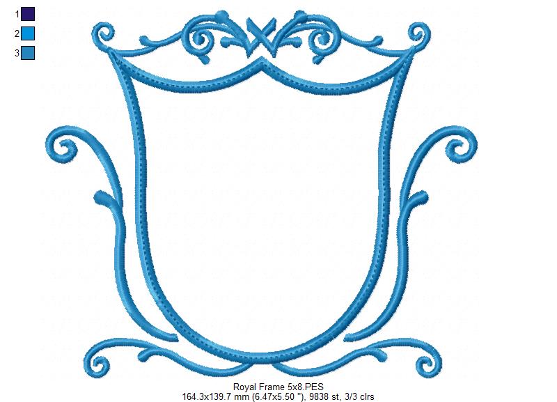 Royal Frame - Applique