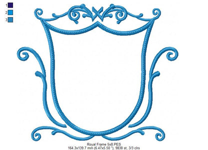 Royal Frame - Applique