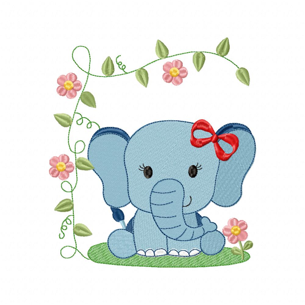 Safari Animals Boy and Girl Collection - Fill Stitch - Set of 16 designs