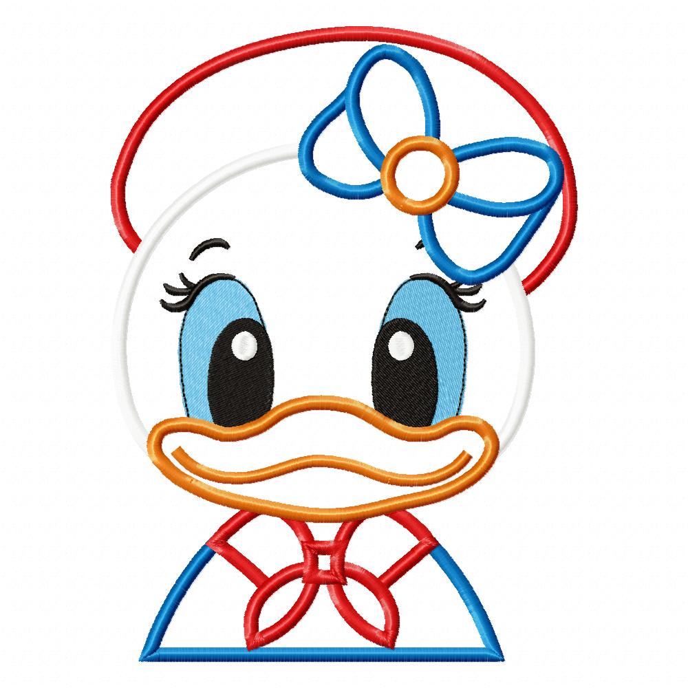 Sailor Daisy - Applique - Machine Embroidery Design