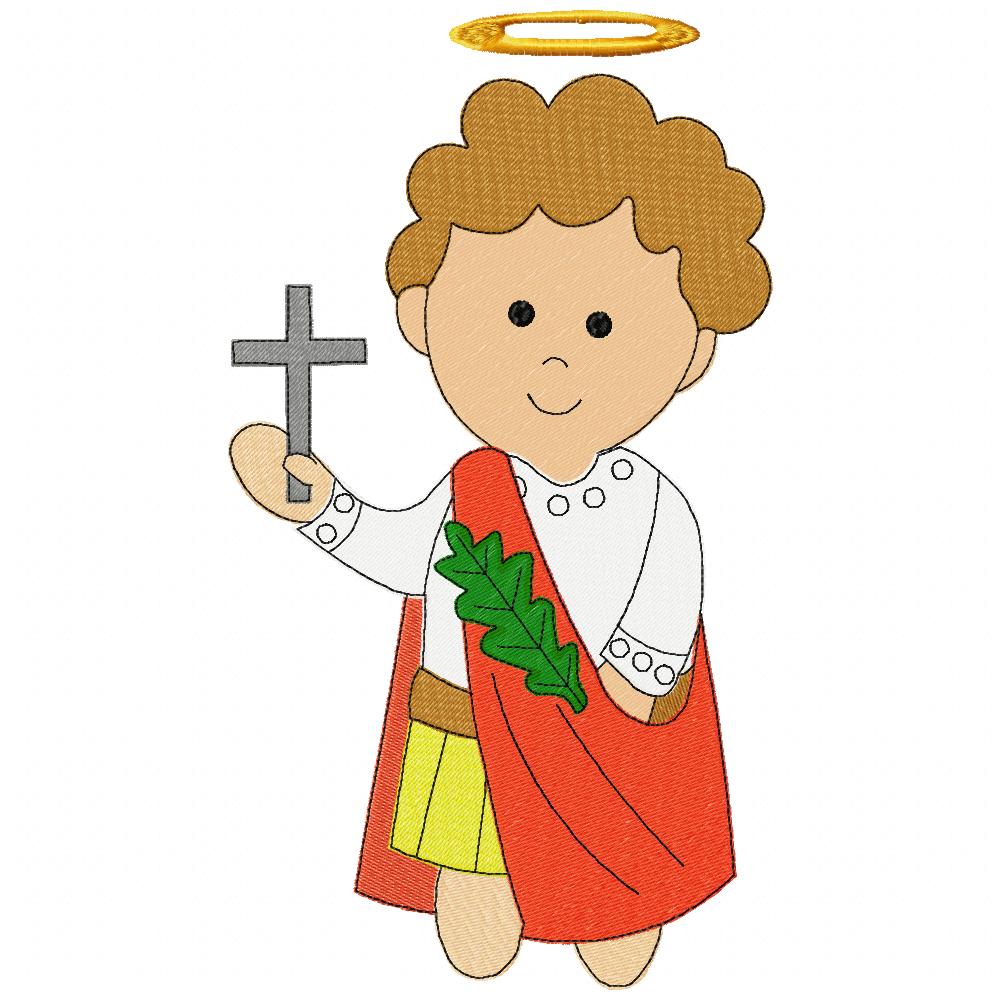 Saint Expedite - Fill Stitch - Machine Embroidery Design