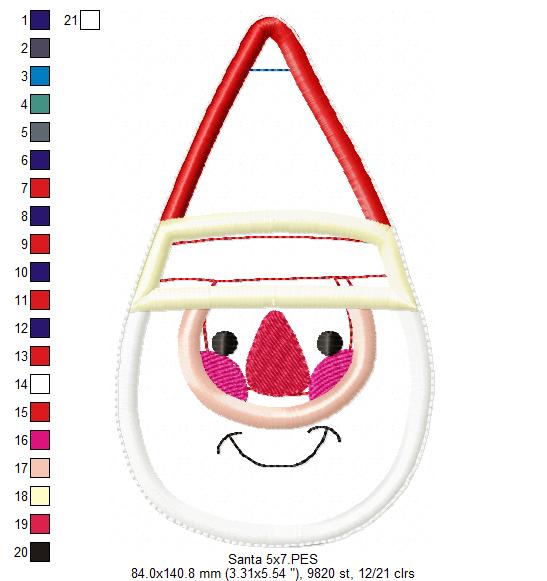 Cute Tree Ornaments Set - ITH Project - Machine Embroidery Design