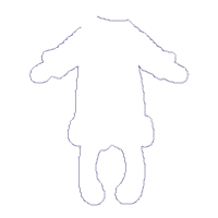 Scarecrow Cat Boy Ornament - ITH Project - Machine Embroidery Design