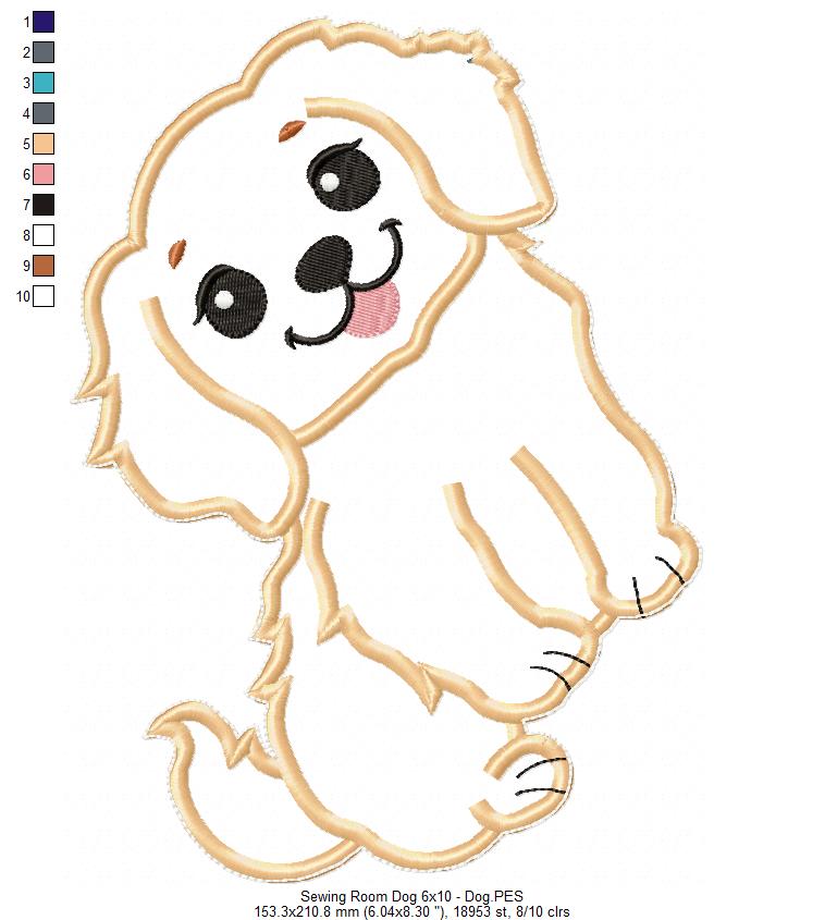 Sewing Room Dog - ITH Project - Machine Embroidery Design