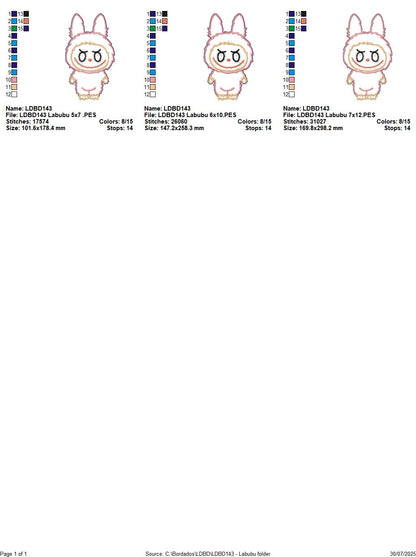 Little Cute Monster – ITH Project – Machine Embroidery Design