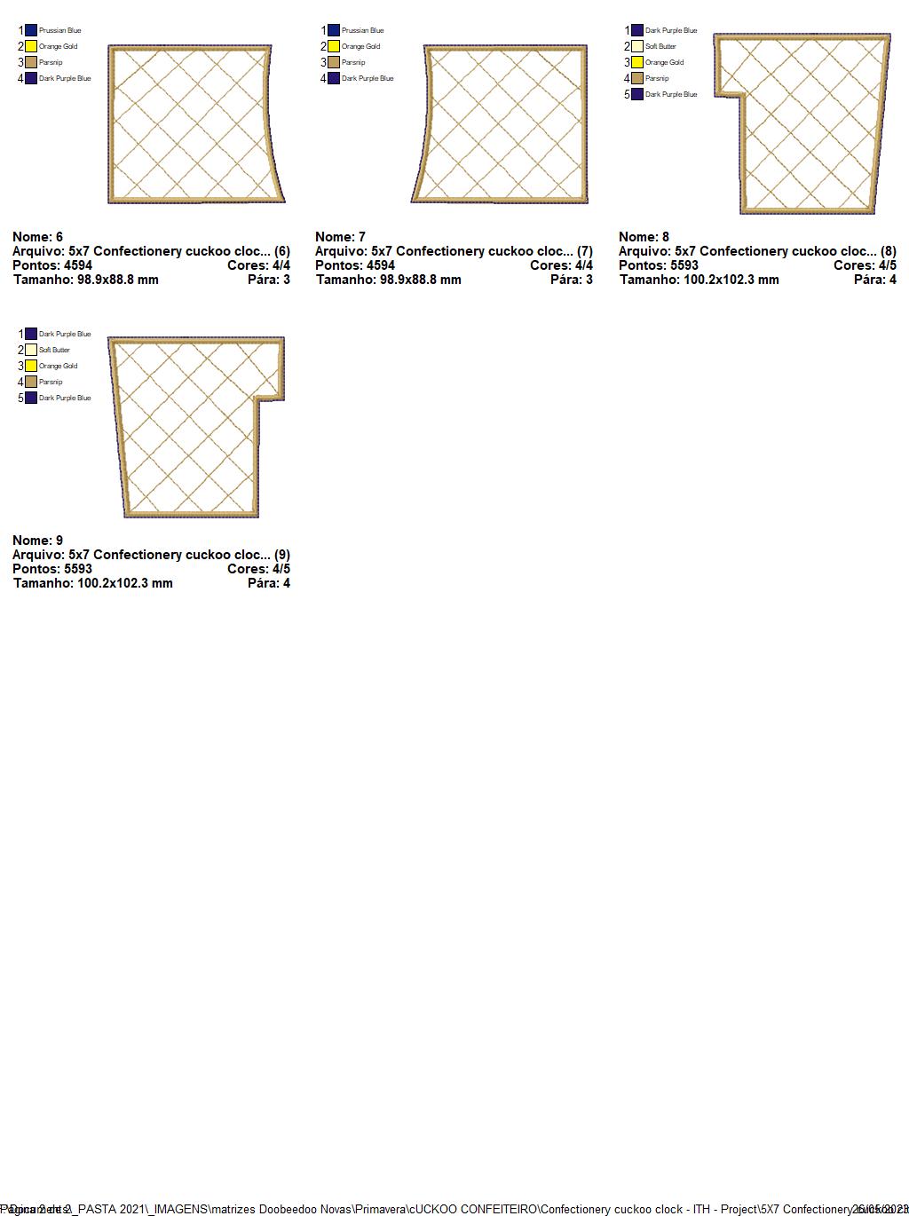 Bakery Cuckoo Clock - ITH Project - Machine Embroidery Design
